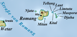 Kaart van Romang