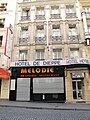 L'Hotel de Dieppe, a Parigi, dove Baudelaire viveva prima di andare in Belgio.
