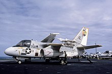 An S-3A Viking from VS-29 on the USS Carl Vinson in 1985.