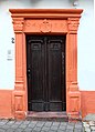 Portal (1659) of Historical building Laurentiusberg 2 in Saarburg, Germany