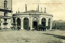 La gare vers 1900.