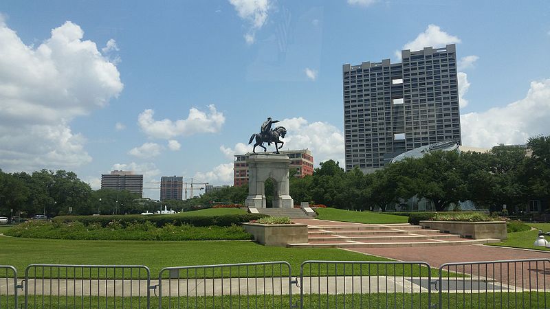 File:Sam Houston monument .jpg