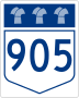 Highway 905 marker