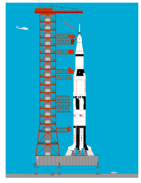 File:Saturn V - launch tower.svg