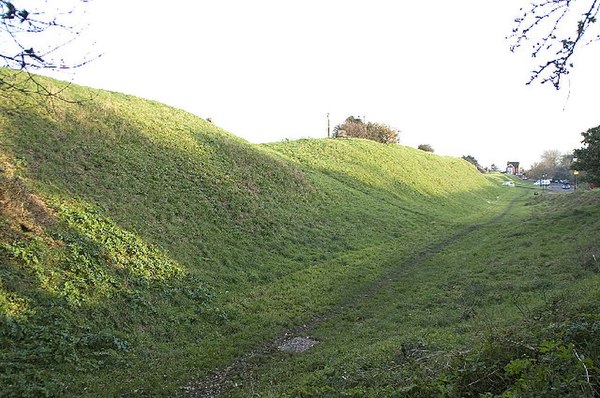 The burh wall at Wareham