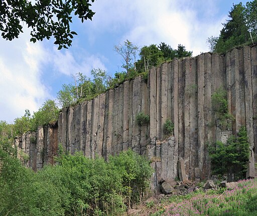 Scheibenberg Basaltsäulen