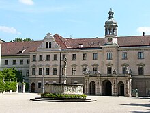 St. Emmeram's Abbey, now Schloss Thurn und Taxis, a huge palace SchlossThurnundTaxis2010.JPG