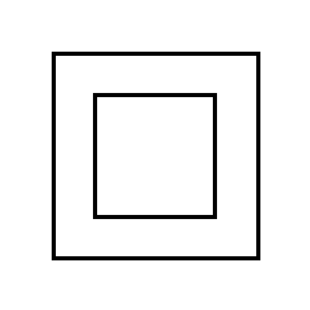 IEC 60417-5172 (2003-02). Квадратные знаки.