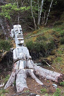 Sculpture, Culag Wood, Lochinver - geograph.org.uk - 355756