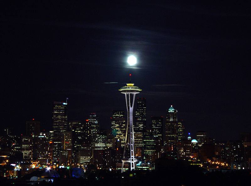 File:Seattle skyline night.jpg