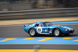 1963 Shelby Cobra coupe at Le Mans