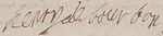 Signature du prince de Condé (Henri de Bourbon) au mariage de son fils en février 1641.png