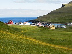 Skálavík v červenci 2012