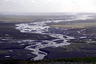 Skeiðará river in Iceland