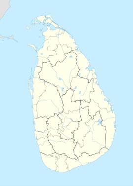 Kandy na mapi Šri Lanke