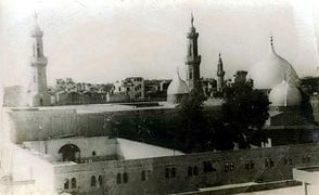 المسجد عام 1969 قبل توسعته.