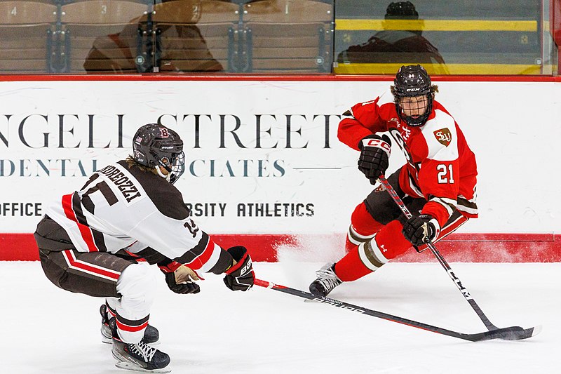 File:St. Lawrence Saints defeated Brown Bears men's ice hockey.jpg