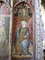 Santa Bárbara, Ranworth Rood Screen, c.1430, Iglesia de Santa Elena, Ranworth , Norfolk, Reino Unido