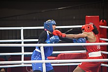 Le sergent-chef.  Naomi Graham boxe aux Jeux Olympiques d'été de 2020 (51351071037).jpg