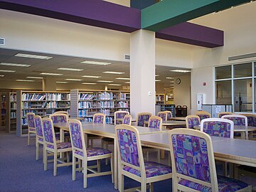 Interior view of Media Center