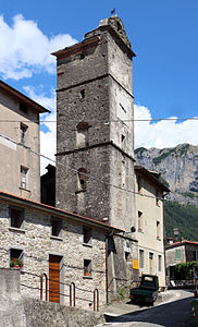 Stazzema, tour de l'horloge, 1739, 01.JPG