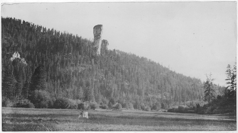 File:Steins Pillar, Barney Ranch on Mill Creek, Ochoco Forest, 1916. - NARA - 299181.tif