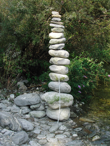 Rock stacking