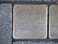 der Stolperstein für Jakob Eisner