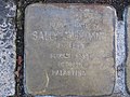 Stumbling stone Sally Kaufmann, 1, Kölnische Strasse 77, Vorderer Westen, Kassel.jpg