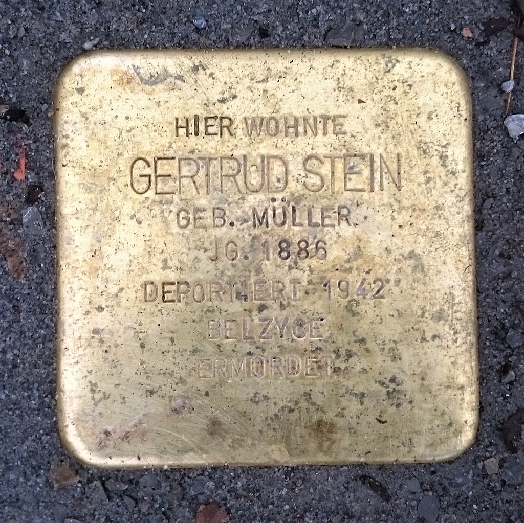 Stolperstein Stein Gertrud.JPG