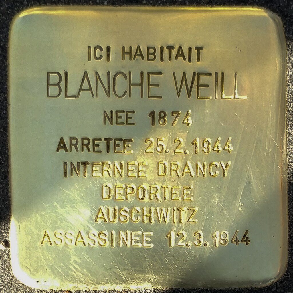 Stolperstein Blanche Weill (Herrlisheim-près-Colmar)