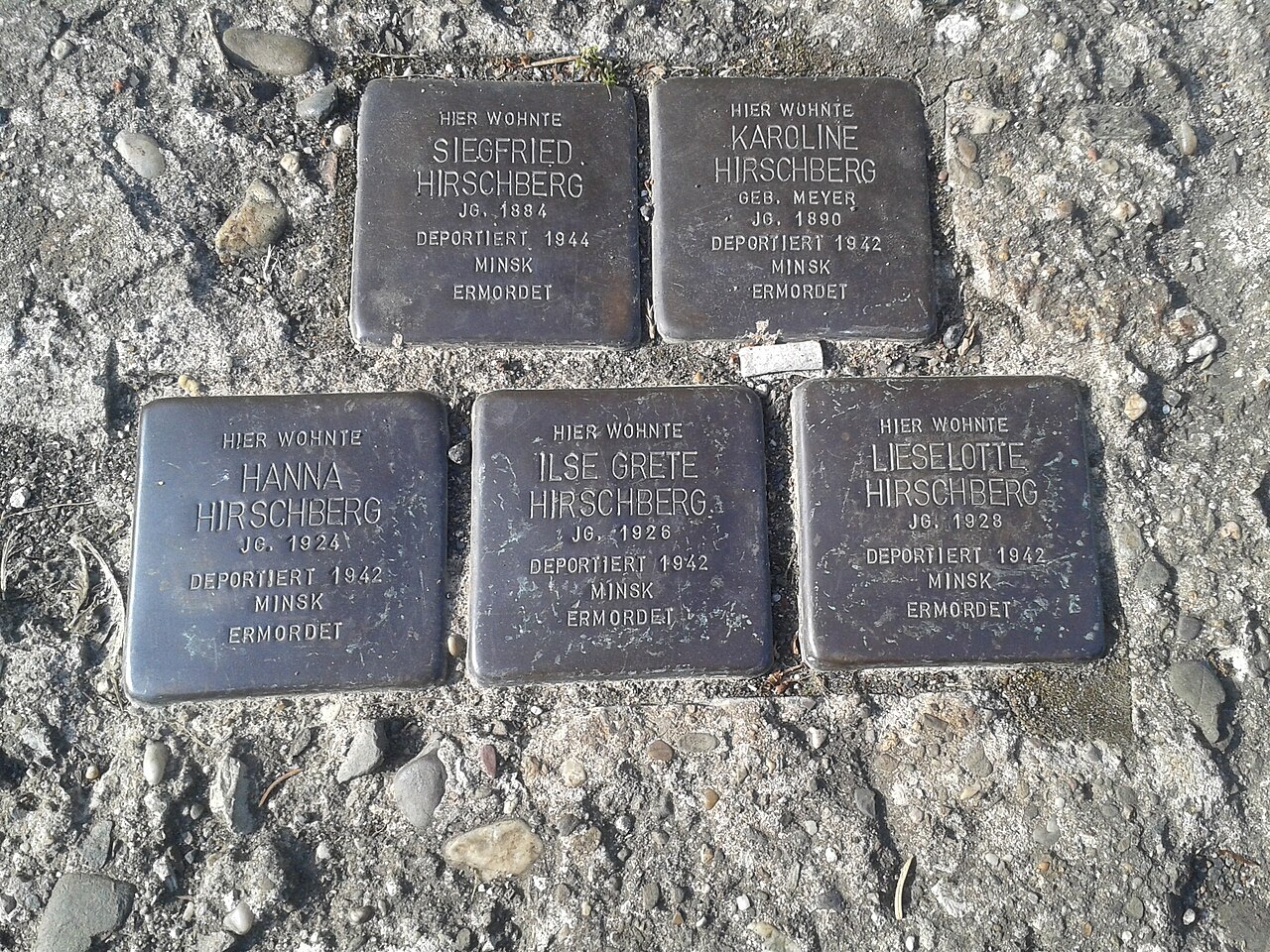 Stolpersteine Eitorf Maibergstraße 27