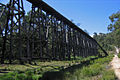 Stony Creek Trestle Bridge from below