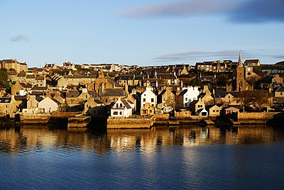 The town of Stromness, Orkney Islands, Scotland, UK