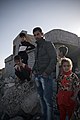 Survivors in the rubble of destruction by the Islamic State in the village Wardik 14.jpg