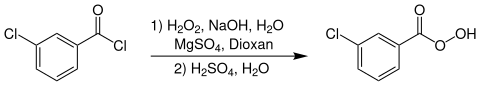 Synthese von meta-Chlorperbenzoesäure