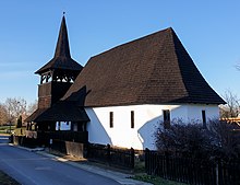 Tákos, reformed church and belltower.jpg