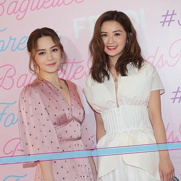 Gillian Chung (left) and Charlene Choi (right) in 2019