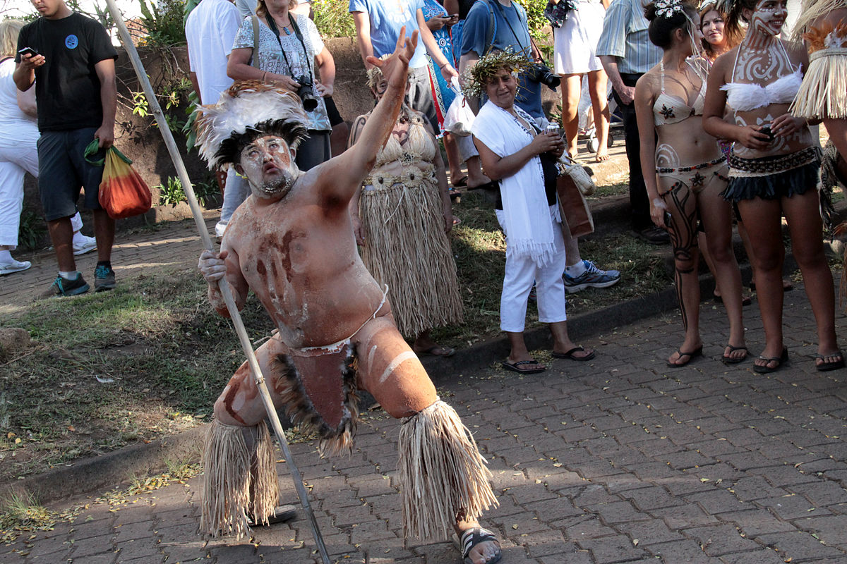 Takona Rapa Nui, pintura corporal rapa nui de Isla de Pascua