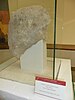 Kultur von Abealzu-Filigosa, 2700-2000 v. Chr., Statue der Gottheit vom prähistorischen Altar des Monte d'Accoddi, Sanna Museum
