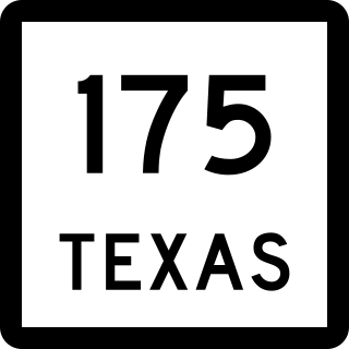 <span class="mw-page-title-main">Texas State Highway 175</span> Highway in Texas