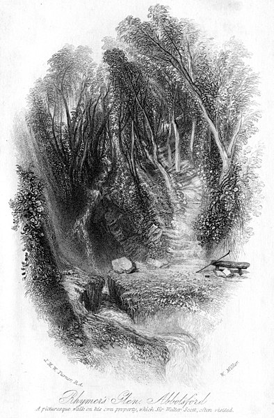 File:The Rhymer's Glen engraving by William Miller after Turner R542.jpg