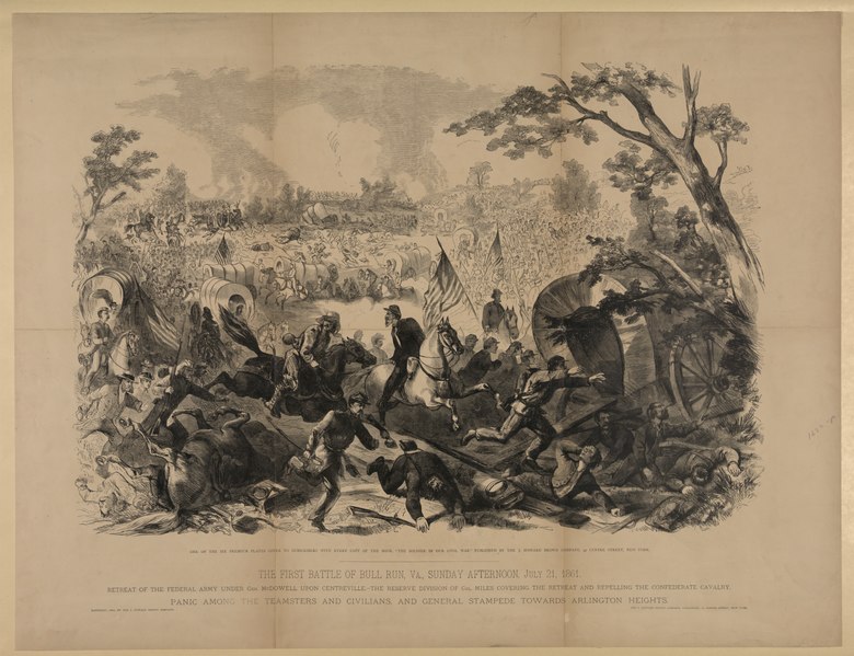 File:The first Battle of Bull Run, Va., Sunday afternoon, July 21, 1861 LCCN2003681590.tif