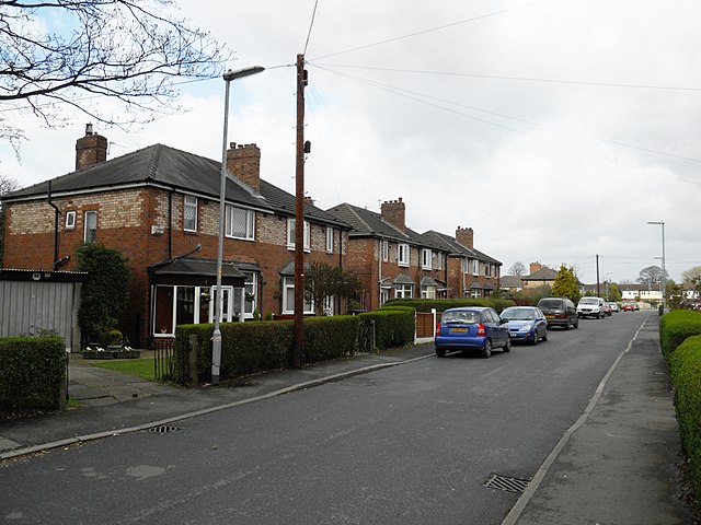 Cranwell Drive in Burnage, where the Gallaghers lived