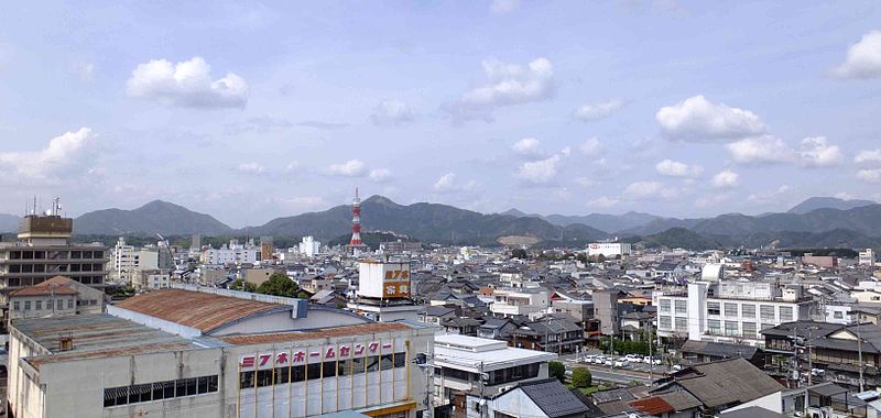 File:The view of Fukuchiyama city, Kyoto pre.JPG