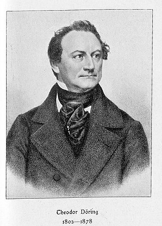 <span class="mw-page-title-main">Theodor Döring</span> German actor (1803–1878)