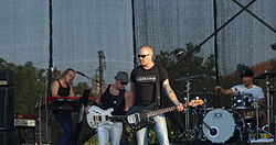 Tiamat fellépés a 2011-es Kavarna Rock Fest-en.