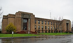 A megyei bíróság épülete