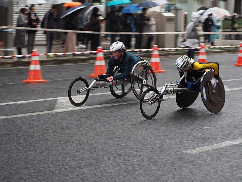 File:Tokyo Marathon 2019 wheelchair Runner (32321558787).jpg