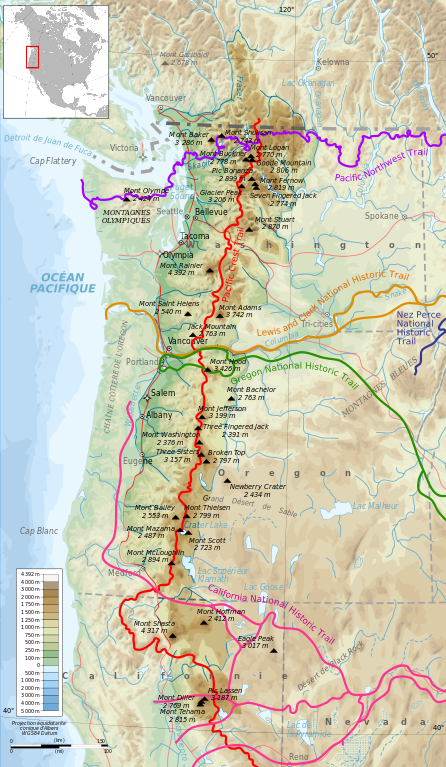 Fichier Trails of Cascade Range map fr svg  Wikip dia